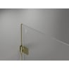 Mexen Lunar-B L right-side hinged shower door 140 cm, transparent, gold - 832SL-140-050-50-00-P