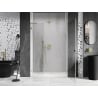Mexen Lunar-B L right-side hinged shower door 140 cm, transparent, gold - 832SL-140-050-50-00-P