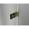 Mexen Lunar-B L Shower Door Right Hinged 120 cm, Transparent, Brushed Gold - 832SL-120-050-55-00-P
