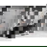 Mexen Lunar-B L shower doors right-hinged 115 cm, transparent, rose gold - 832SL-115-050-60-00-P