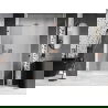 Mexen Lunar-B L shower doors right-hinged 115 cm, transparent, rose gold - 832SL-115-050-60-00-P
