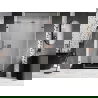 Mexen Lunar-B L shower doors right-hinged 115 cm, transparent, rose gold - 832SL-115-050-60-00-P