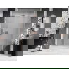 Mexen Lunar-B L shower door hinged right 120 cm, transparent, rose gold - 832SL-120-050-60-00-P