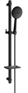Mexen DQ67 sliding shower set, Black - 785674581-70