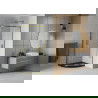 Mexen Rio Shower Cabin Semi-Circular 90 x 90 cm, Transparent, Gold + Flat Tray, Black - 863-090-090-50-00-4170G