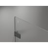 Mexen Lunar-F L Folding Shower Door Left 115 cm, Clear, Gun Metal - 836SL-115-050-95-00-L