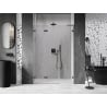 Mexen Lunar-F L Folding Shower Door Left 115 cm, Clear, Gun Metal - 836SL-115-050-95-00-L