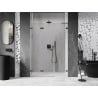 Mexen Lunar-F L Folding Shower Door Left 115 cm, Clear, Gun Metal - 836SL-115-050-95-00-L