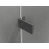 Mexen Lunar-F L folding shower door left 120 cm, transparent, gun metal - 836SL-120-050-95-00-L