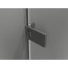 Mexen Lunar-F L folding shower door left 135 cm, transparent, gun metal - 836SL-135-050-95-00-L