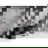 Mexen Lunar-B right-hinged shower doors 140 cm, transparent, rose gold - 832S-140-050-60-00-P