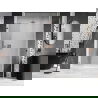 Mexen Lunar-B shower door swinging right 150 cm, transparent, rose gold - 832S-150-050-60-00-P