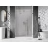 Mexen Lunar-F L folding shower door left 150 cm, transparent, brushed nickel - 836SL-150-050-97-00-L