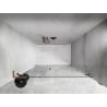 Mexen Lunar-B L shower door hinged right 120 cm, transparent, brushed copper - 832SL-120-050-65-00-P