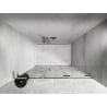 Mexen Lunar-F L folding shower door right 130 cm, transparent, chrome - 836SL-130-050-01-00-P