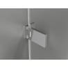 Mexen Lunar-F L folding shower door right 145 cm, transparent, chrome - 836SL-145-050-01-00-P