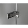 Mexen Lunar-F L folding shower door right 145 cm, transparent, chrome - 836SL-145-050-01-00-P