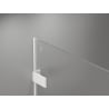 Mexen Lunar-F L folding shower door right 140 cm, transparent, white - 836SL-140-050-20-00-P