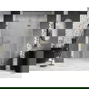 Mexen Lunar-F R folding shower door right 145 cm, transparent, gold - 836SL-145-050-50-00-P