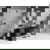 Mexen Lunar-B shower doors right 125 cm, transparent, brushed gun gray - 832S-125-050-66-00-P