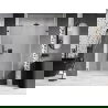Mexen Lunar-B right opening shower doors 145 cm, transparent, brushed gun gray - 832S-145-050-66-00-P