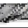 Mexen Lunar-B shower door swinging right 120 cm, transparent, black - 832S-120-050-70-00-P