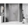 Mexen Lunar Left Hinged Shower Door 145 cm, Transparent, Chrome - 834S-145-050-01-00-L