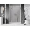Mexen Lunar shower doors, left-hinged 150 cm, transparent, chrome - 834S-150-050-01-00-L