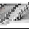 Mexen Lunar left hinged shower door 155 cm, transparent, chrome - 834S-155-050-01-00-L