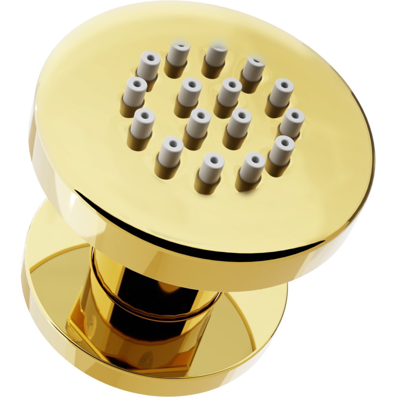 Mexen Kai surface-mounted side shower nozzle, gold - 79361-50