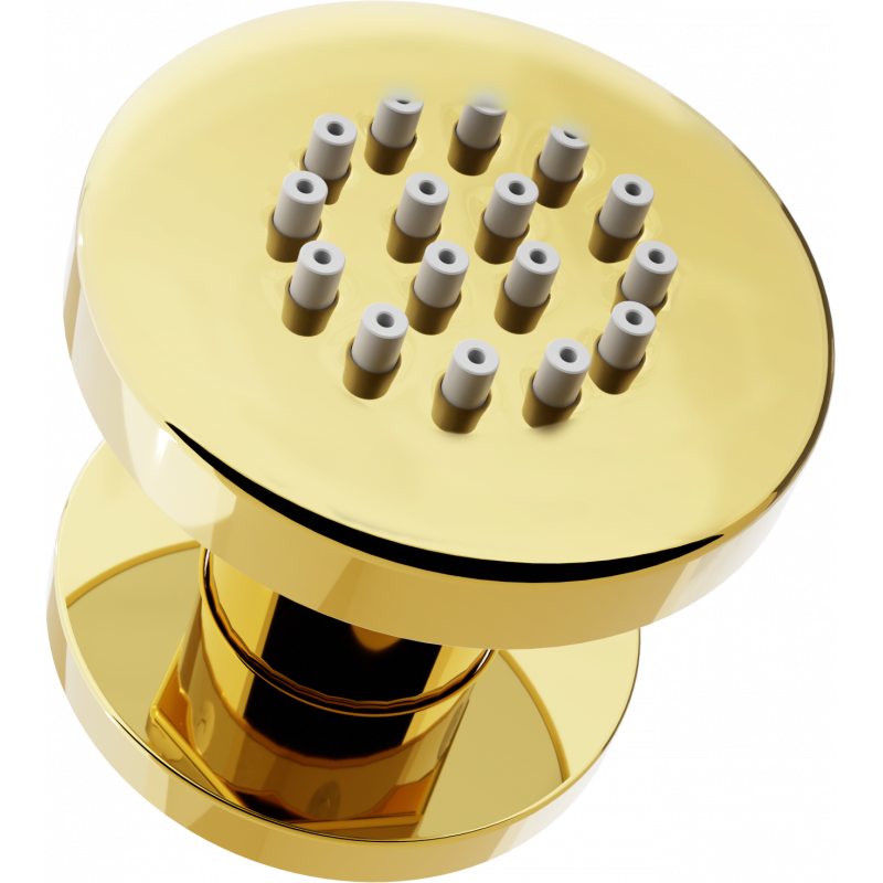 Mexen wall-mounted side sprayer, gold - 79361-50