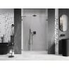 Mexen Lunar-B right hinged shower door 115 cm, transparent, gun metal - 832S-115-050-95-00-P