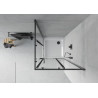 Mexen Rio square shower cabin 90 x 90 cm, transparent, black + Flat tray, white - 860-090-090-70-00-4010B