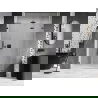 Mexen Lunar-F L Foldable Shower Door Right 120 cm, Transparent, Brushed Gun Gray - 836SL-120-050-66-00-P