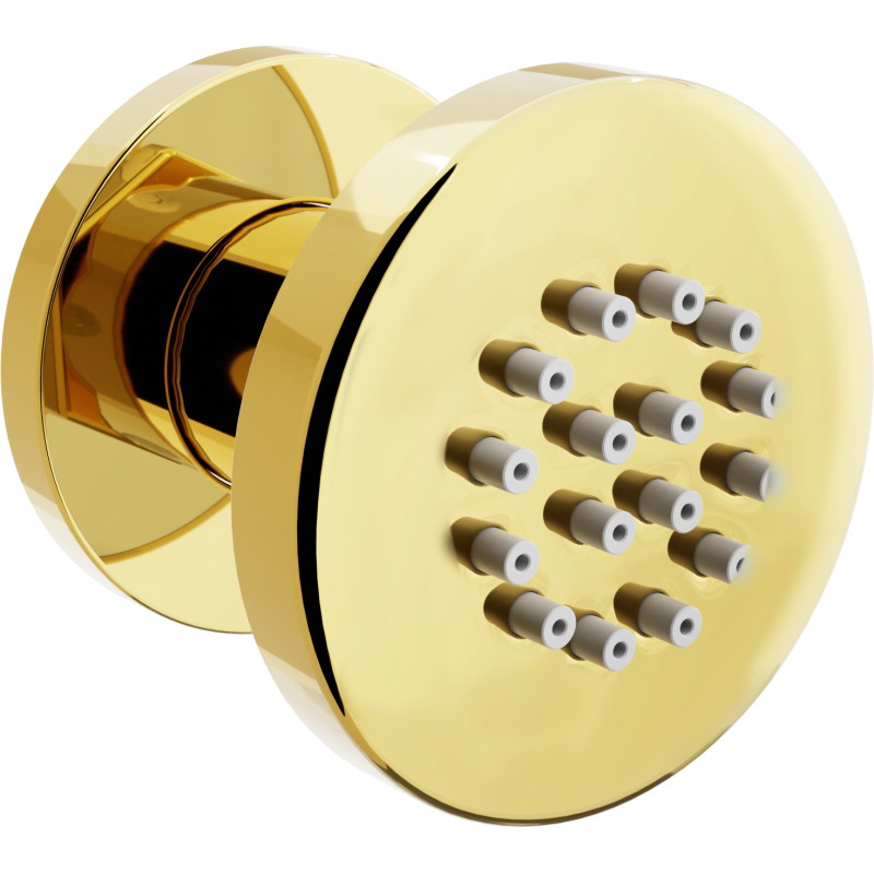 Mexen Kai surface-mounted side shower nozzle, gold - 79361-50