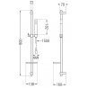Mexen DQ70 sliding shower set, Chrome - 785704581-00