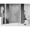 Mexen Lunar L left hinged shower door 155 cm, transparent, chrome - 834SL-155-050-01-00-L