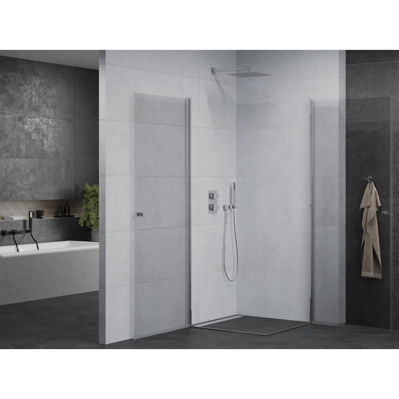 Mexen Pretoria Duo Swing Shower Cabin 90 x 90 cm, Transparent, Chrome - 852-090-090-02-00