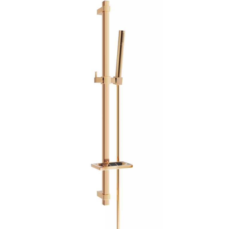 Mexen DQ70 sliding shower set, Rose gold - 785704581-60