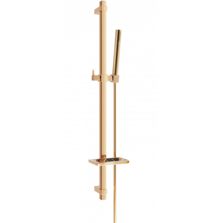 Mexen DQ70 sliding shower set, Rose gold - 785704581-60