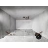 Mexen Lunar shower door left hinged 155 cm, transparent, rose gold - 834S-155-050-60-00-L
