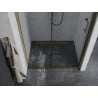 Mexen Apia sliding shower door 100 cm, Transparent, Gold - 845-100-000-50-00