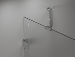 Mexen Lunar 1-wing bath screen 90 x 150 cm, transparent, chrome - 897-090-000-01-00