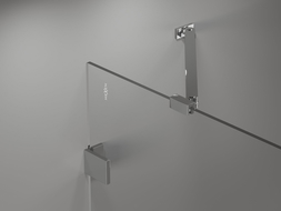 Mexen Lunar shower screen 1-wing 100 x 150 cm, transparent, chrome - 897-100-000-01-00