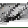 Mexen Lunar Shower Doors Left Hinged 150 cm, Transparent, Gun Metal - 834S-150-050-95-00-L