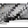 Mexen Lunar Shower Doors Left Hinged 150 cm, Transparent, Gun Metal - 834S-150-050-95-00-L