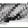 Mexen Lunar Shower Doors Left Hinged 150 cm, Transparent, Gun Metal - 834S-150-050-95-00-L