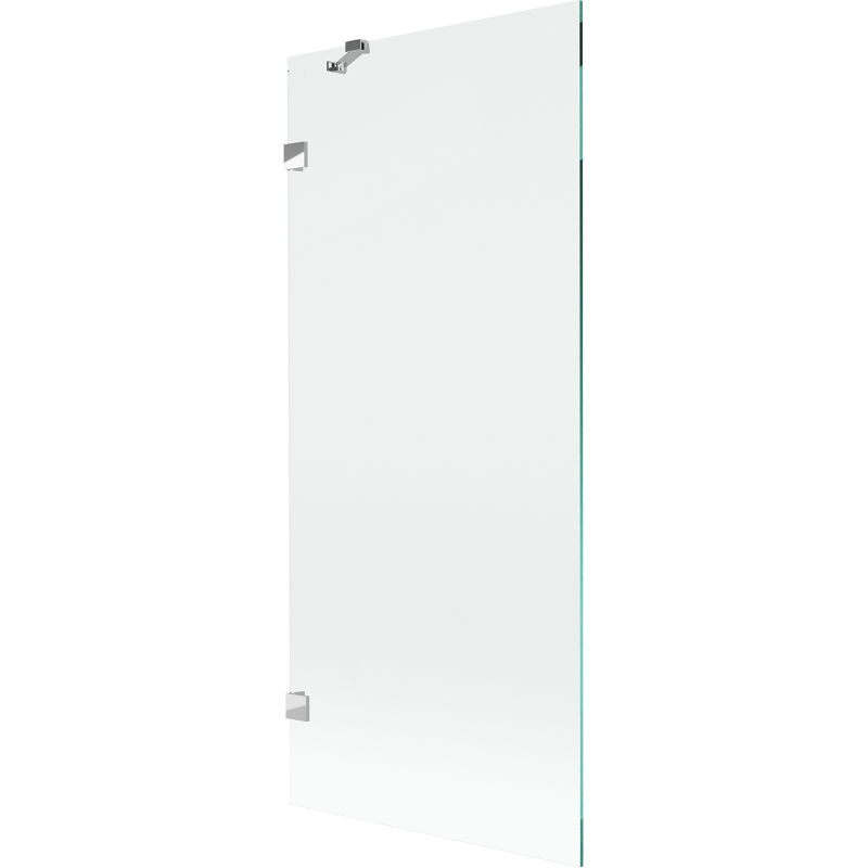 Mexen Lunar 1-leaf Bath Screen 80 x 150 cm, Transparent, Chrome - 897-080-000-01-00