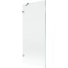 Mexen Lunar shower screen 1-winged 80 x 150 cm, transparent, chrome - 897-080-000-01-00