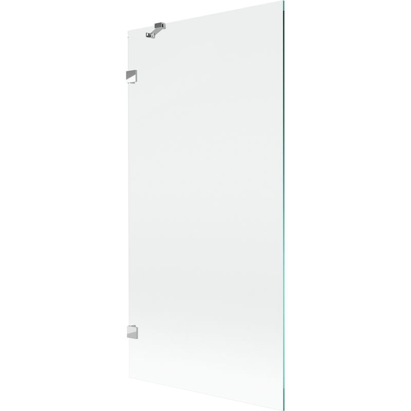 Mexen Lunar 1-wing bath screen 90 x 150 cm, transparent, chrome - 897-090-000-01-00